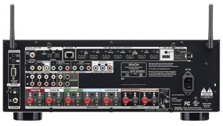 Ampli Denon AVR-X2400H - 1