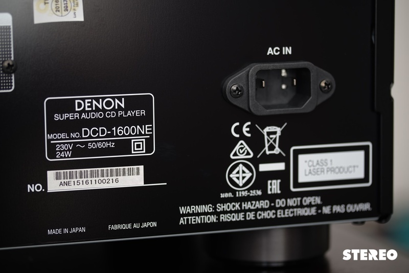 Denon DCD-1600NE: Nổi bật với hàng loạt kỹ thuật chống rung nhiễu độc đáo