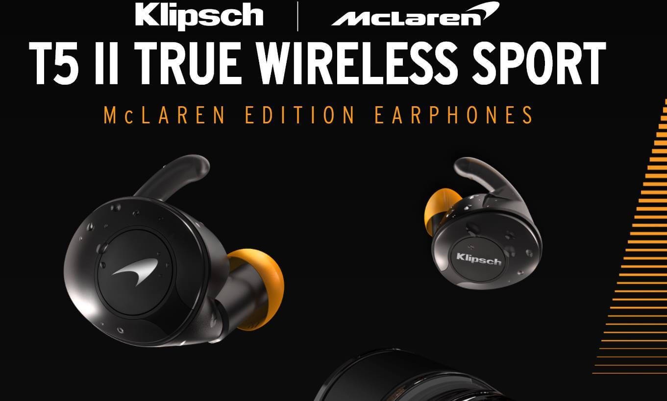 Klipsch T5 II True Wireless Sport McLaren