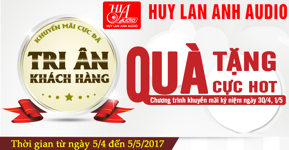 Chương trình Khuyễn Mại đặc biệt nhân dịp nghỉ lễ 30/4 - 1/5