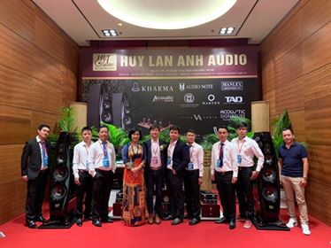 HuyLanAnh Audio tại buổi lễ Khai mạc AV Show 2019 lần thứ 17 tại Hà Nội