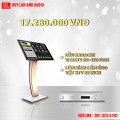 Bộ phối ghép đầu karaoke VietKTV HD 4TB Plus và Màn hình cảm ứng Việt KTV 22 inch