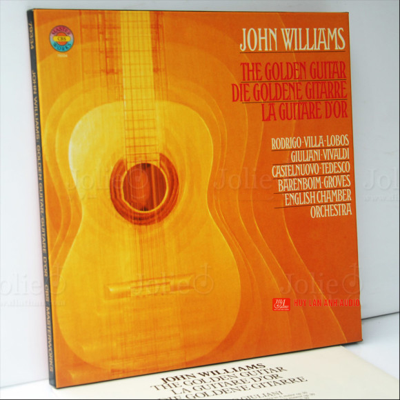 Đĩa than Guitar John Williams The Golden Guitar, Những BẢn Ghi-Ta Vàng 3 Đĩa Than (3 LP)