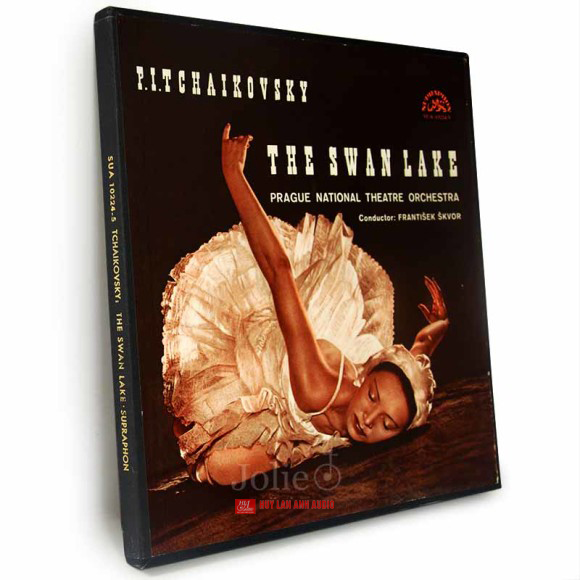 Đĩa than Tchaikovsky 2LP, The Swan Lake, Prague National Theatre Orchestra, Conductor František Škvor
