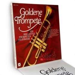 Đĩa than kèn, bộ đĩa kèn Trompete, gồm 3 đĩa nhựa LP, Goldene Trompete, Ein Brillantes Trompeten-Feuerwerk