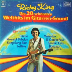 Đĩa than Vinyl Ricky King, Die 20 Schönsten Welthits Im Gitarrensound LP
