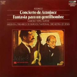 Classical Vinyl, đĩa than Rodrigo, Narciso Yepes Guitar, Concierto De Aranjuez, Fantasia Para Un Gentilhombre
