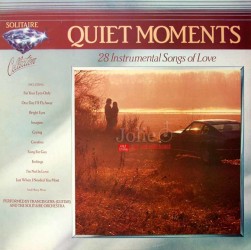 Album 2 Đĩa than Vinyl Francis Goya, The Solitaire Orchestra, Quiet Moments. 28 Instrumental Songs Of Love 2Lp