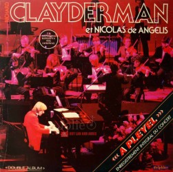Album 2 đĩa than Vinyl Richard Clayderman, Richard Clayderman Et Nicolas De Angelis, A Pleyel 2Lp