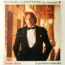 2 Đĩa than Vinyl Richard Clayderman, En Concert ♥ Coup De Cœur 2Lp